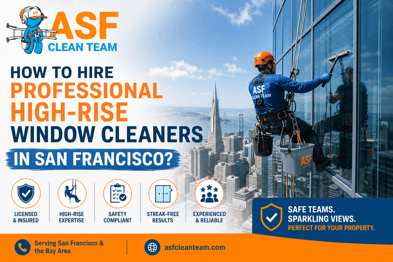 High-rise window cleaning San Francisco, CA