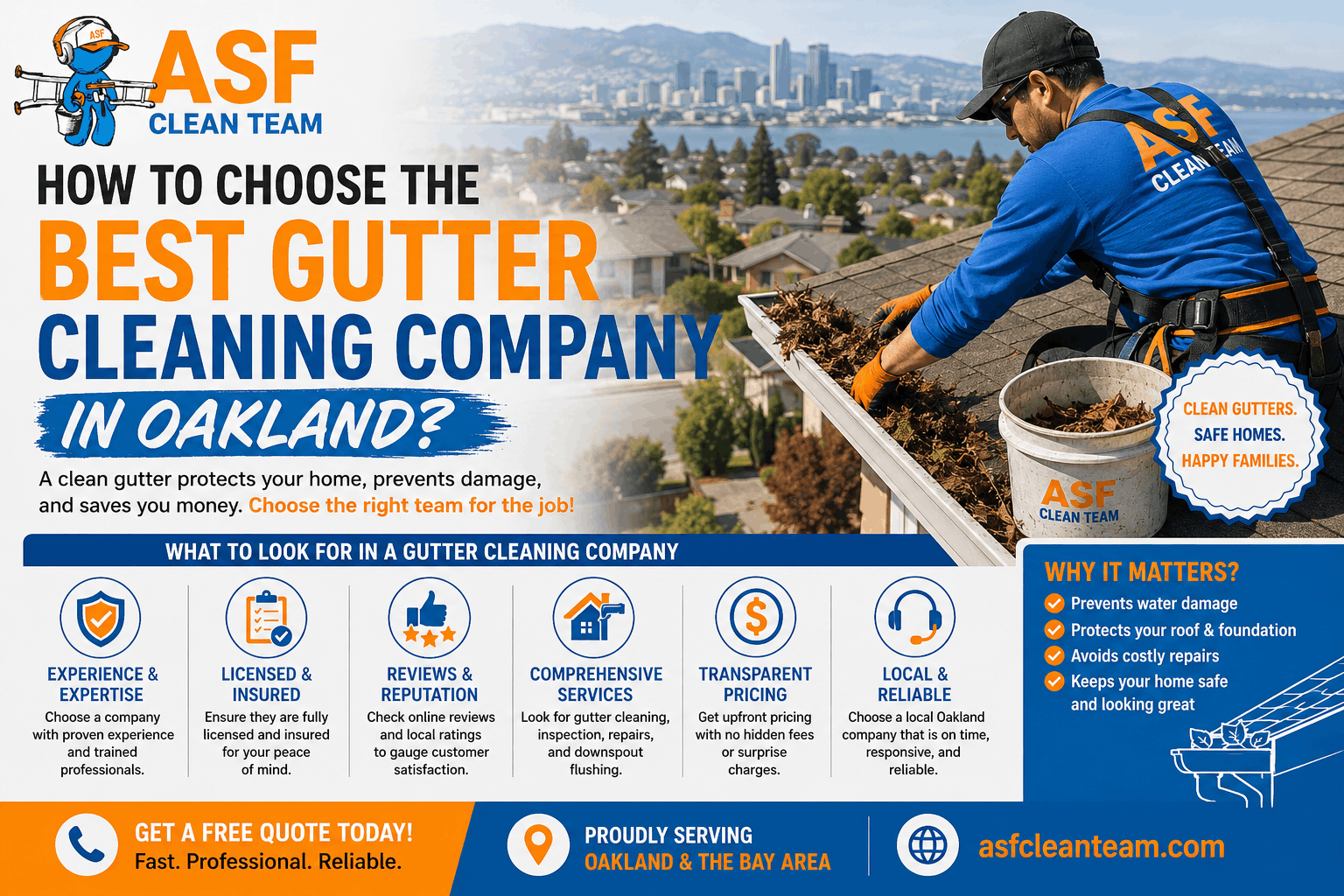 Gutter Cleaning in Oakland