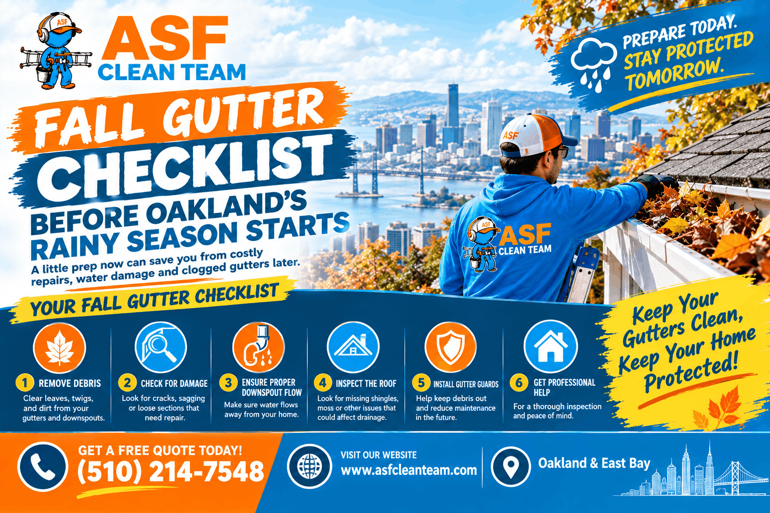 Gutter Cleaning in Oakland